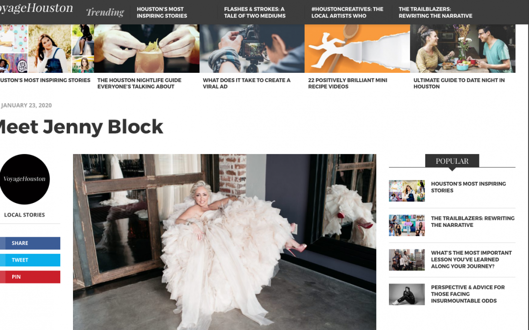 Voyage Houston: Meet Jenny Block