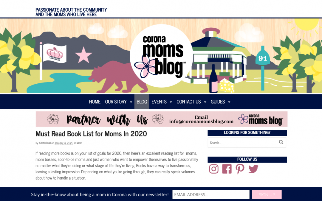 Moms Blog: Must Read Book List for Moms In 2020